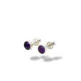 Amethyst Stud Earrings