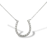 CZ Horseshoe Necklace