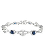 Tifanny & Co. Sapphire & Diamond Bracelet