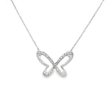 Diamond Butterfly Necklace