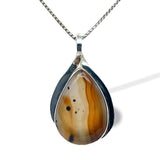 SS Montana Agate Pendant