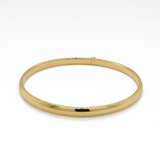 14K Yellow Gold 4mm Bangle Bracelet