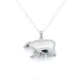 CZ Mama Bear Pendant