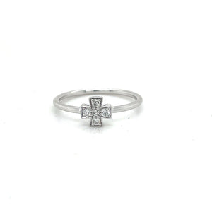 Diamond Cross Ring