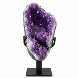 Amethyst on Metal Stand