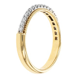 14K Yellow Gold Diamond Band