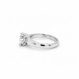 Platinum 1.01CT Round Brilliant Cut Diamond Engagement Ring