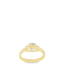18 Karat Yellow Gold Lab-Grown Diamond & Natural Marquise Diamond Ring
