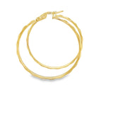 Twisted Hoop Earrings