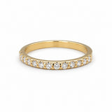 Yellow Gold Diamond Band