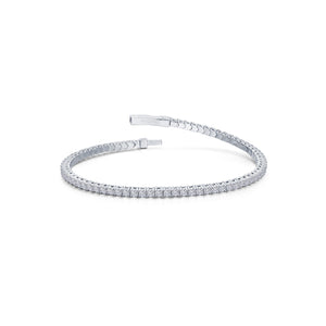 2.40CTW Flexible Tennis Bracelet