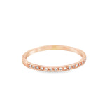 Rose Gold Diamond Eternity Ring