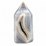 Small Agate Tower w/ Druzy