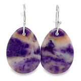 Purple Jade Earrings