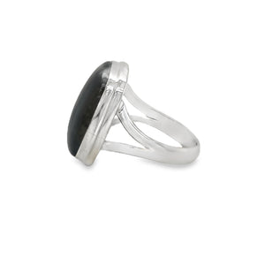 Square Labradorite Ring