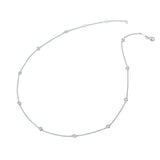 SS 1.10ctw CZ Bezel Station Ne