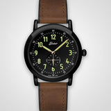 Stanless Steel & Leather Watch