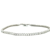 18KW Diamond Tennis Bracelet