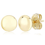 14KY 5mm Flat Ball Studs