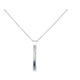 Diamond Bar Necklace