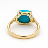 Turquoise & Diamond Ring
