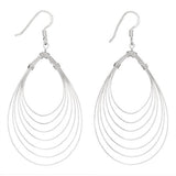 7-Wire Drop Earrings