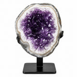Amethyst on Metal Stand