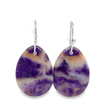 Purple Jade Earrings