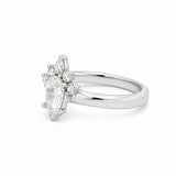 Sunburst Diamond Ring