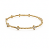 Diamond Clover Bracelet