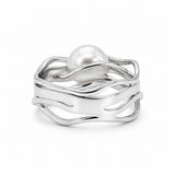 Round Pearl Ring