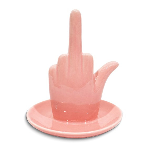 Pink Middle Finger Ring Holder