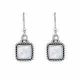 Rainbow Moonstone Drop Earrings