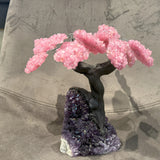 Rose Quartz & Amethyst Base Tree