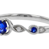 Sapphire & Diamond Ring