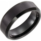 Tungsten 8.3mm Band w/ Black PVD