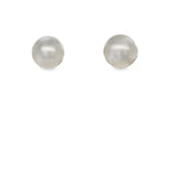 Yellow Gold Pearl Earrings