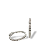Diamond Hoop Earring