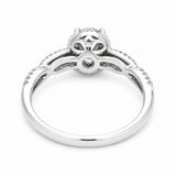 Round Halo Diamond Ring