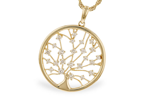 Diamond Tree of Life Necklace