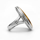Oval Tiger's Eye Ring