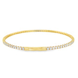 Diamond Eternity Flex Bangle Bracelet