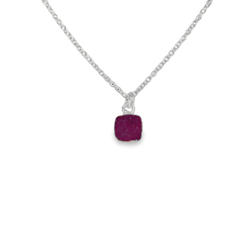 Pink Druzy Necklace