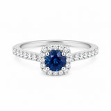 Sapphire & Diamond Ring