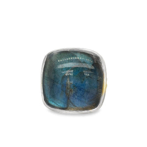 Square Labradorite Ring