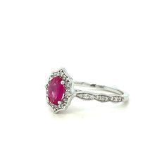 Victorian-Inspired Ruby & Diamond Ring