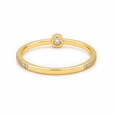 14 Karat Round Diamond Ring