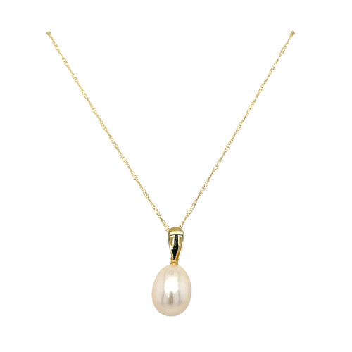 Gold Pearl Pendant