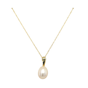 Gold Pearl Pendant