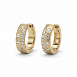 Diamond Hoop Earring
